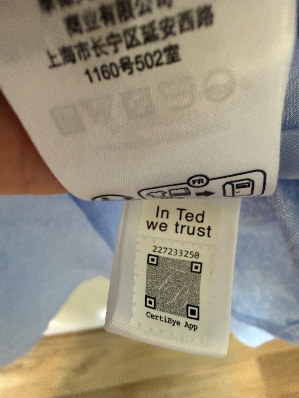 Ted Baker Sky Blue Paisley Button-Down Dress Shirt - Picture 5 of 9